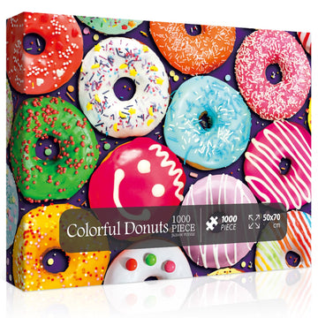 Pieci di puzzle ciambelle colorate 1000 pezzi